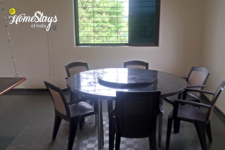 Dining-Fruitful Acres Farmstay, Kolad-Raigad