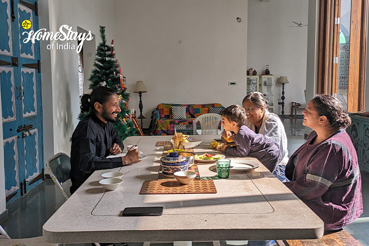 Dining-The Creative Canvas Homestay-Udaipur