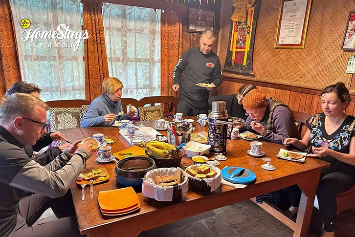 Dining-area-Khecheopalri-Homestay-Sikkim