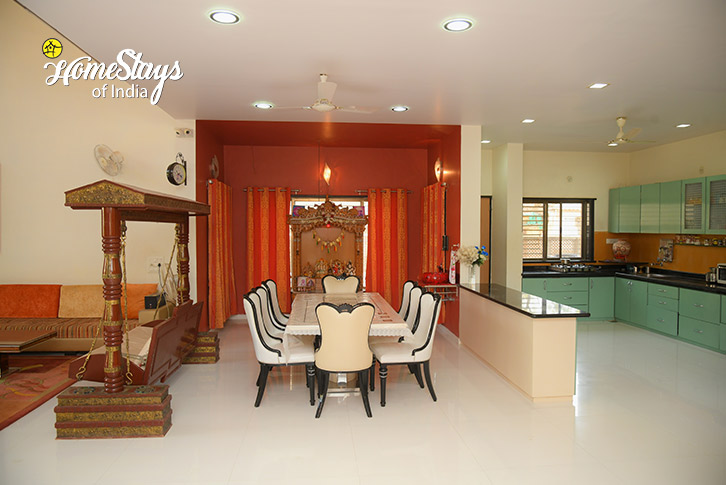 Dininig-Area-Solitaire Bungalow, Mandvi-Kutch