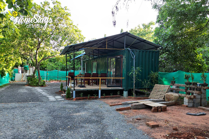 Exterior-1-The Green Box Homestay-Auroville