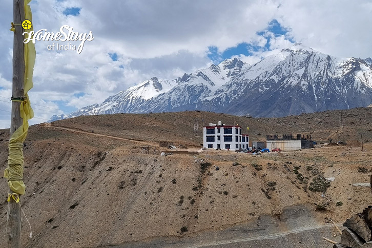 Exterior-Front-View-Pangmo Village Homestay-Spiti