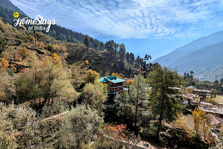 Exterior-View-Magic Wood Homestay,Vashisht-Manali