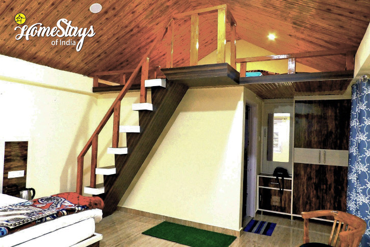 Family-Attic-Room-1-Hillside Harmony Homestay-Chail