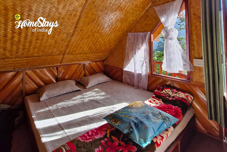 Family-Room-Bed-2-Alpine Haven Homestay, Rishihat 