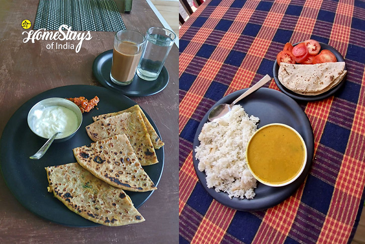 Food-Gratitude Homestay, Tapovan-Rishikesh