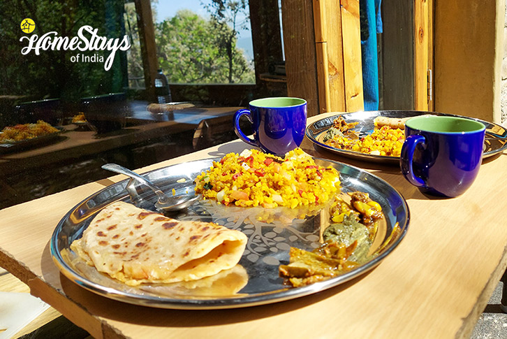 Food-Aesthetic Bliss Homestay, Jalna-Almora