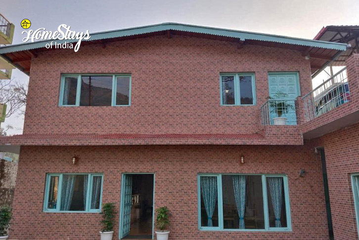 Front-View-The Nine Petals Homestay-Naukuchiatal 