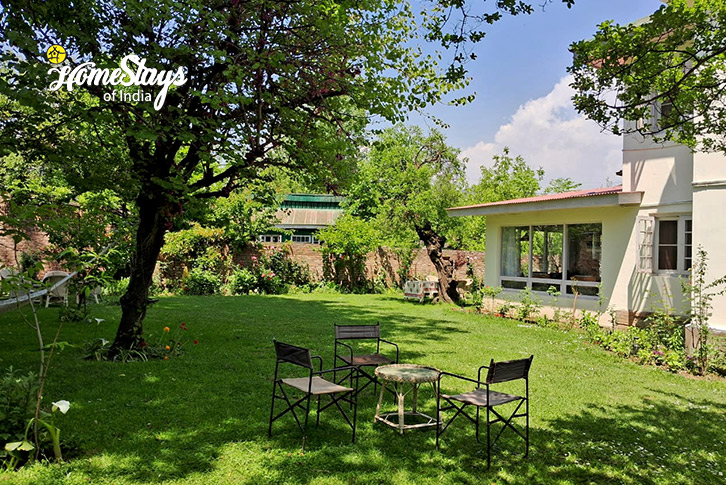 Garden-Sitting-Enduring Elegance Homestay-Srinagar