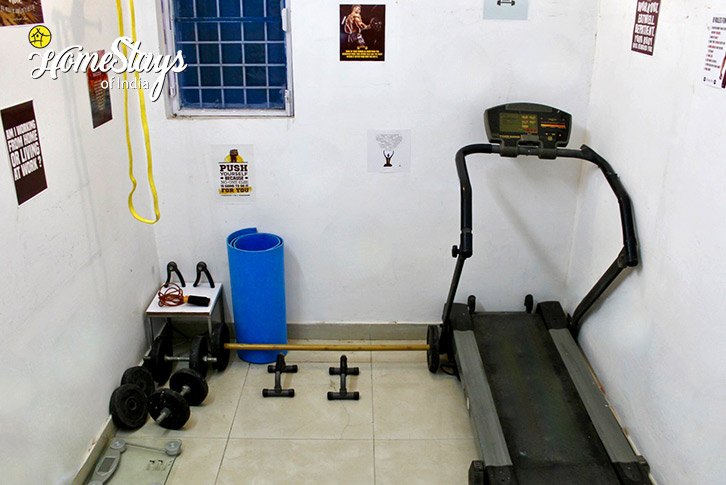 Gym-Area-Healthy Living Homestay, Malsi-Dehradun
