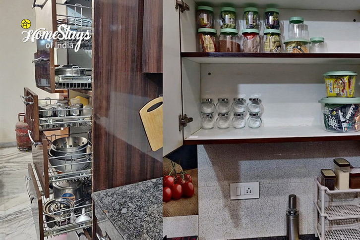 Kitchen-Essential-Cityside Homestay, Zirakpur-Chandigarh