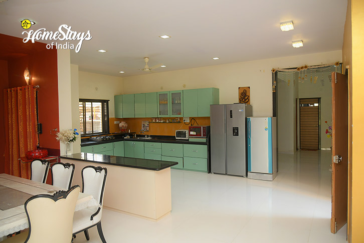 Kitchen-View-Solitaire Bungalow, Mandvi-Kutch