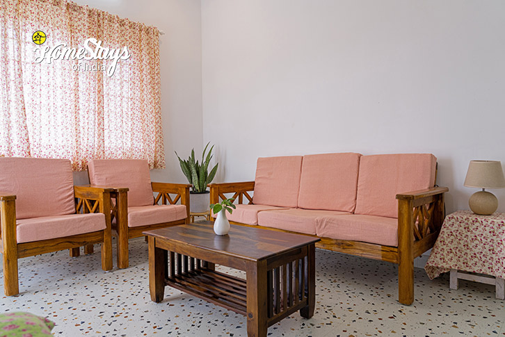 Living-Area-1-The Quaint Haven Homestay-Coimbatore