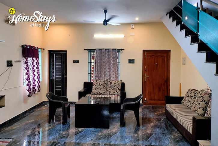 Living-Area-1-Urban Escape Homestay-Coimbatore