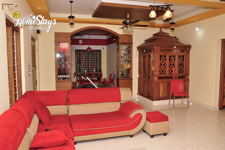 Living-Area-The Green Oasis Homestay-Virajpet-Coorg