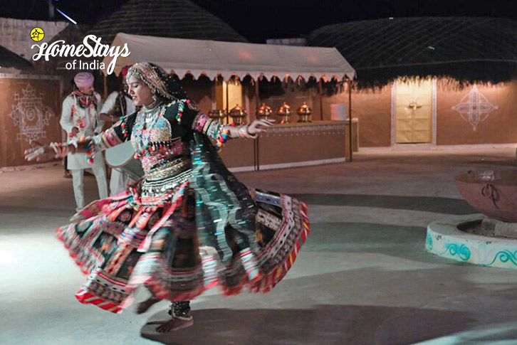 Local-Dance-Serene Sands Homestay-Jaisalmer