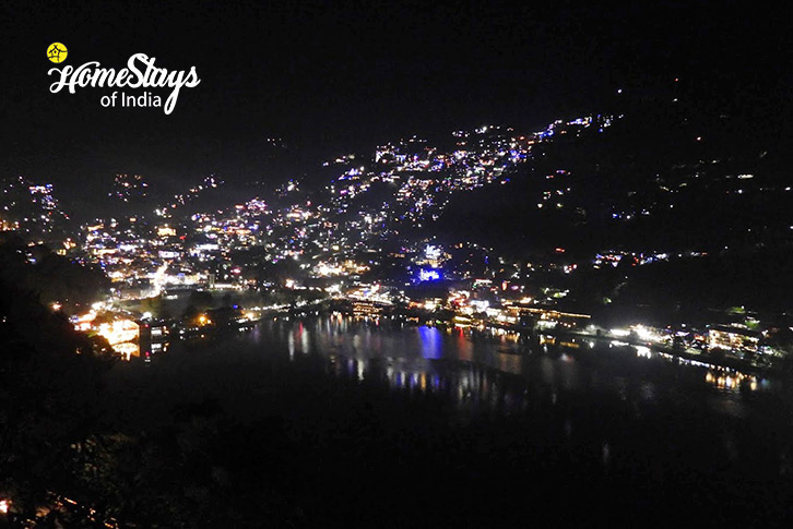 Night-View-Breakaway Homestay-Nainital