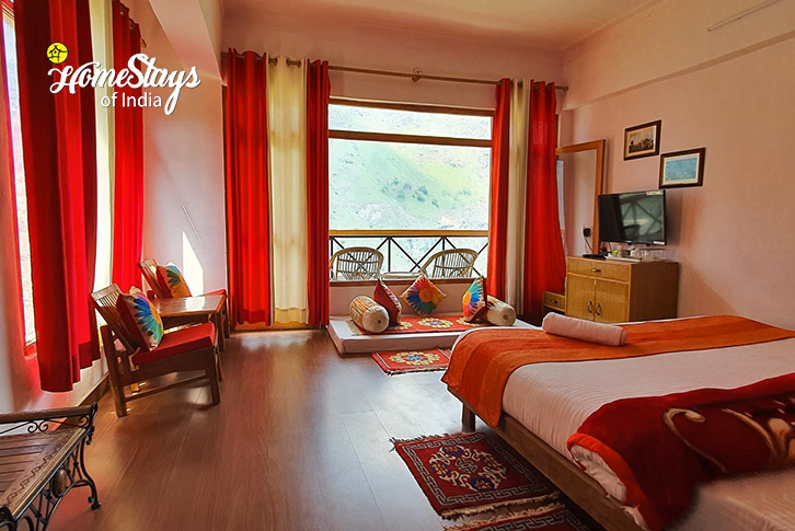 Premium-Room-1-Lap of the Gods Homestay-Joshimath