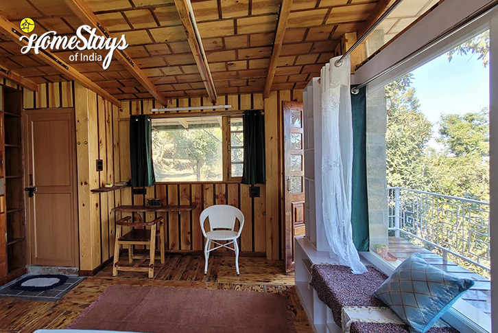 Room-View-Aesthetic Bliss Homestay, Jalna-Almora