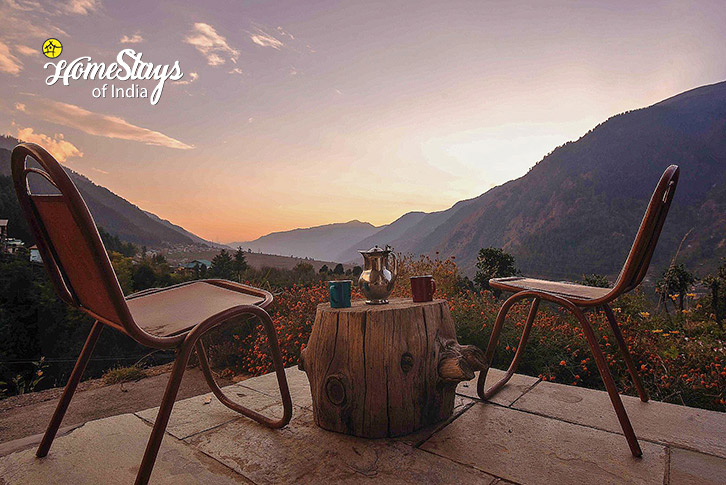 Sitout-Silent Valley Riverside Homestay-Manali