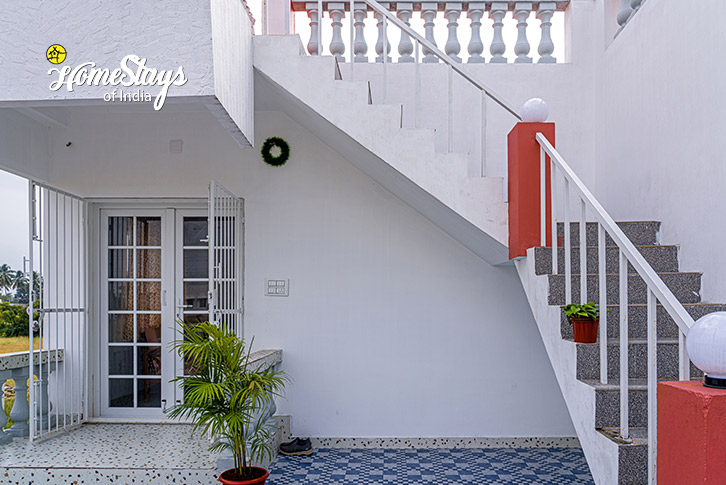 Stairs-The Quaint Haven Homestay-Coimbatore