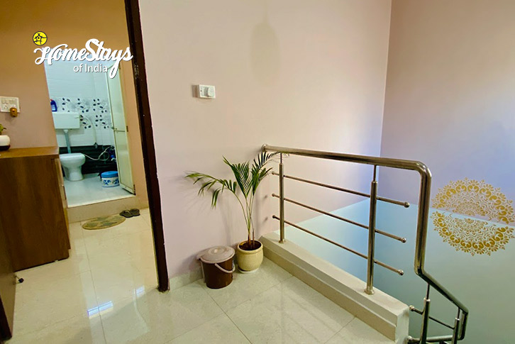 Stairs-Serenity Haven Homestay-Ujjain 