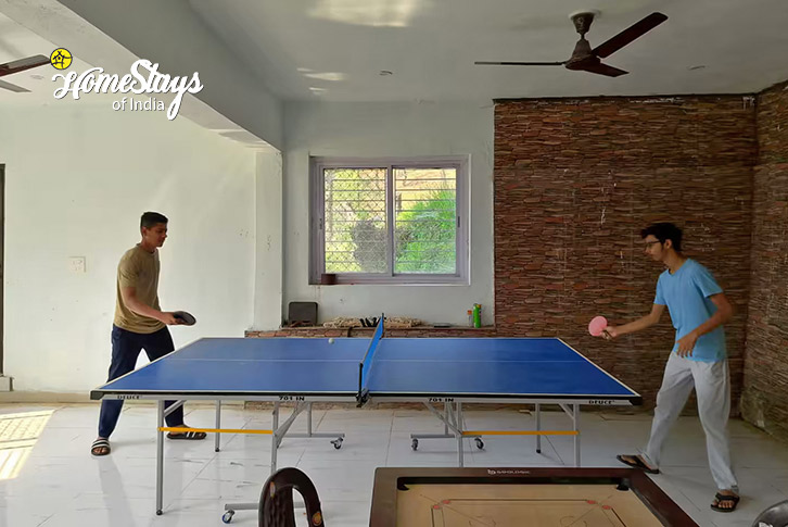 Table-Tennis-Dreamy Dawn Homestay-Kausani