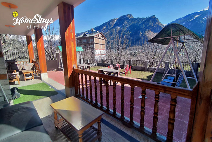 Varandah-Sitting-Dream Cottage-Manali