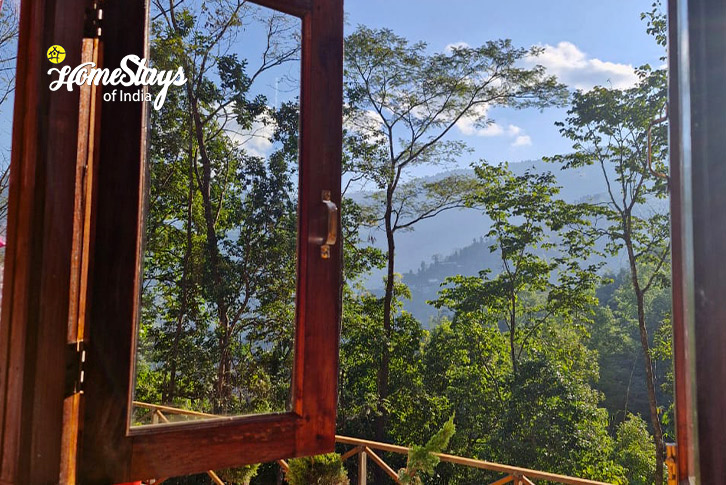 Window-View-Alpine Haven Homestay, Rishihat 