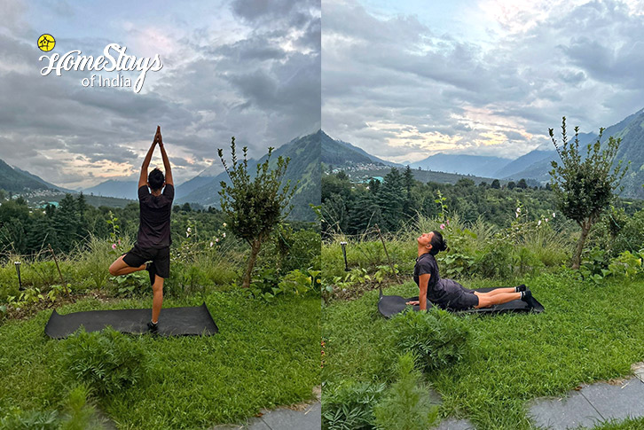 Yoga-Silent Valley Riverside Homestay-Manali